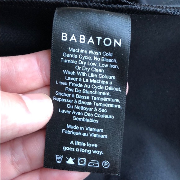 Babaton Buttoned-Up Skirt in Black - Picture 5 of 6